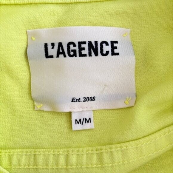 L'agence Celine Denim Jacket in Citron - Picture 9 of 9